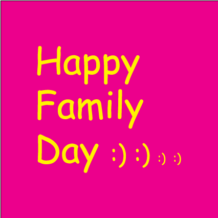 Family Day Card